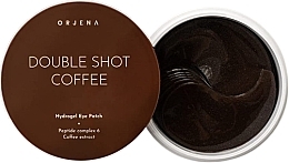 Гидрогелевые патчи под глаза с кофеином - Orjena Double Shot Coffee Hydrogel Eye Patch — фото N2