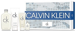 Парфумерія, косметика Calvin Klein CK One - Набір (edt/200ml + sh/gel/100ml + b/lot/200ml + edt/15ml)