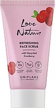 Освіжальний скраб для обличчя з журавлиною - Oriflame Love Nature Refreshing Face Scrub — фото N1