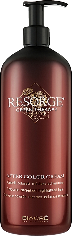 Крем-кондиционер для окрашенных волос - Biacre Resorge Green Therapy After Color Conditioner  — фото N2