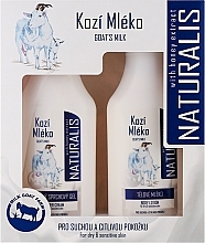 Парфумерія, косметика УЦІНКА Набір - Naturalis Goat’s Milk Set (b/lot/350 ml + sh/gel/350 ml) *