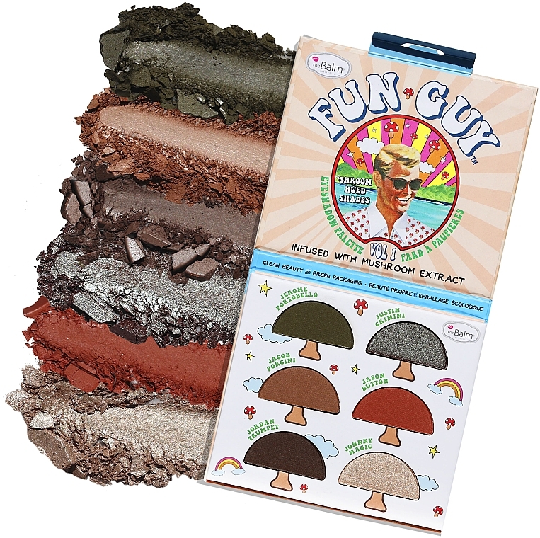 Палетка теней для век - TheBalm Fun Guy Eyeshadow Palette — фото N5