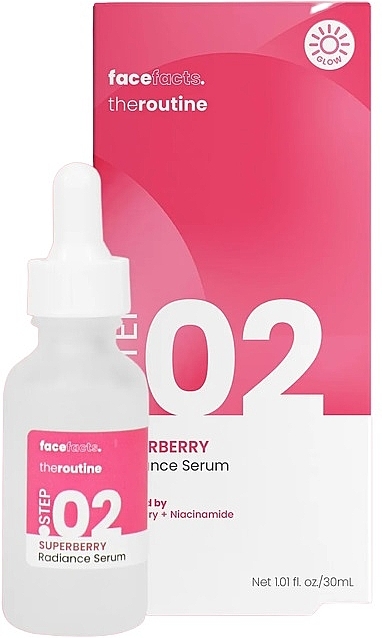 Сыворотка для лица с ягодами - Face Facts The Routine Step.02 Superberry Radiance Serum — фото N1