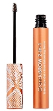 Тонирующий гель для бровей 2 в 1 - Grande Cosmetics Grande Brow 2-In-1 Tinted Brow Gel And Brow Enhancing Serum — фото N1