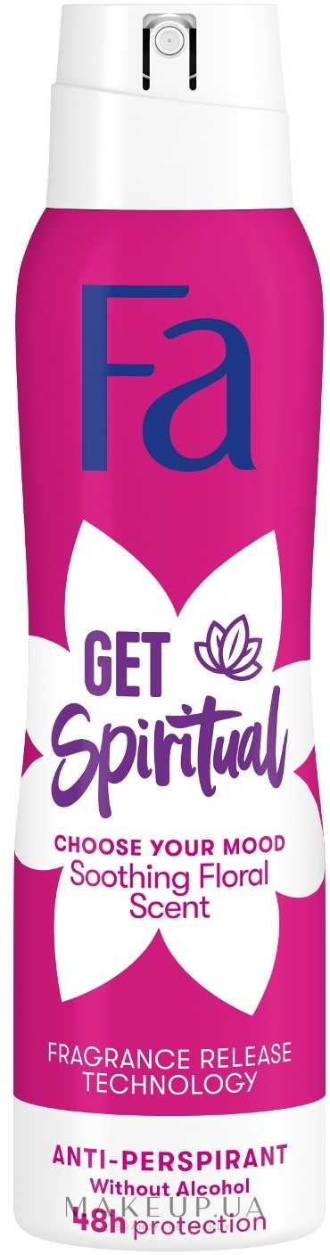 Антиперспірант-спрей "Створи свій настрій" з фруктовим ароматом - Fa Get Spiritual Deodorant — фото 150ml
