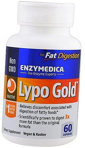Пищевая добавка "Ферменты для переваривания жиров" - Enzymedica Lypo Gold — фото N2