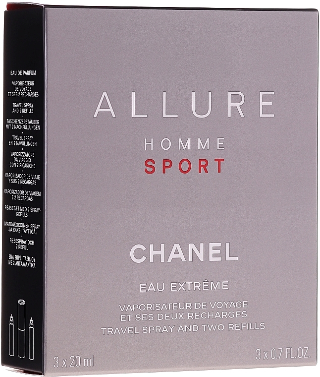Chanel Allure Homme Sport Eau Extreme - Туалетна вода (3x20ml)