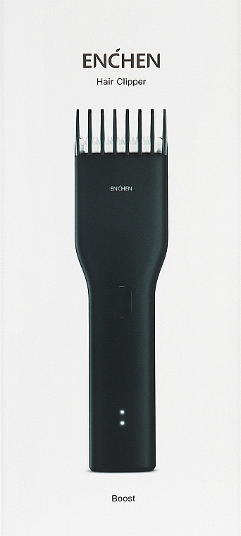 Машинка для стрижки волос + набор для стрижки - Enchen Boost Black — фото N2