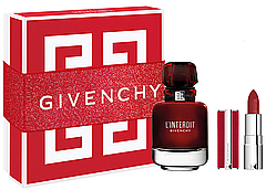 Givenchy L'Interdit Rouge - Набор (edp/50ml + lip/st/3,4ml) — фото N1