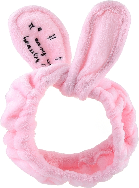 Косметическая повязка для волос "Ушки", светло-розовая - Dr. Mola Rabbit Ears Hair Band — фото N1