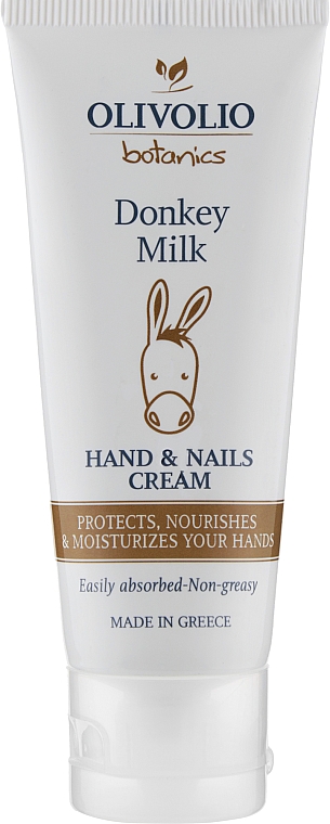 Крем для рук и ногтей "Ослиное молоко" - Olivolio Donkey Milk Hand & Nails Cream