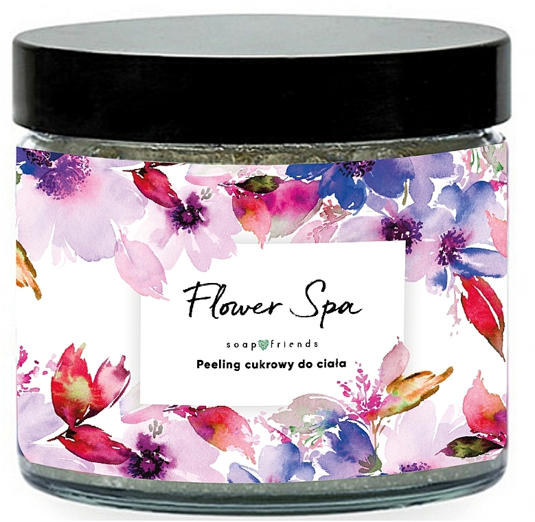 Цукровий пілінг для тіла - Soap&Friends Flower SPA — фото N1