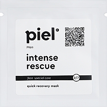 Парфумерія, косметика Відновлювальна маска для чоловіків - Piel Cosmetics Men Intense Rescue Mask (пробник)