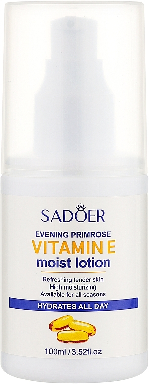 Лосьон с маслом вечерней примулы и витамином Е - Sadoer Evening Primrose Vitamin E Moist Lotion — фото N1