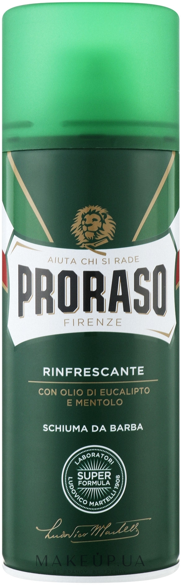 Пена для бритья - Proraso Green Foam — фото 400ml