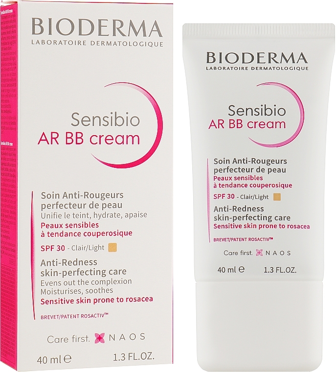 УЦІНКА Крем для шкіри з почервонінням - Bioderma Sensibio AR BB Сгеам SPF 30+ * — фото N2