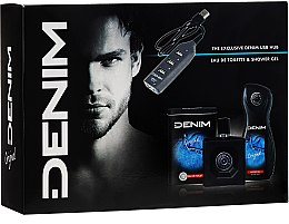 Духи, Парфюмерия, косметика Denim Original - Набор (edt/100ml + sh/gel/250ml + usb/hub)