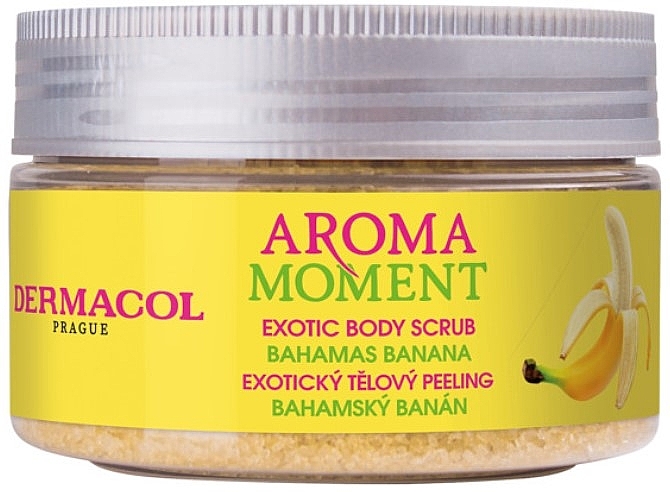 Скраб для тіла "Банан" - Dermacol Aroma Moment Exotic Body Scrub Bahamas Banana — фото N1