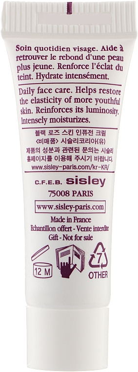 Крем для лица "С экстрактом черной розы" - Sisley Black Rose Skin Infusion Cream (пробник) — фото N2
