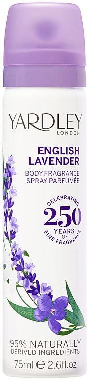 Дезодорант - Yardley English Lavander Body Spray — фото N1