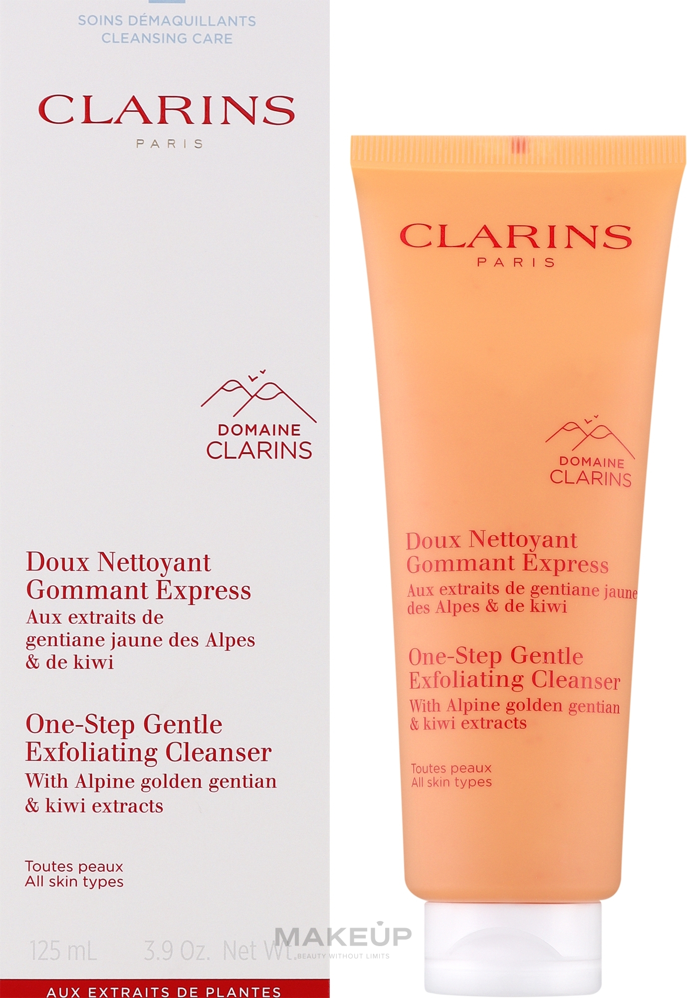 Скраб для обличчя з рослинними екстрактами та ківі - Clarins Domaine Clarins One-Step Gentle Exfoliating Cleanser — фото 125ml