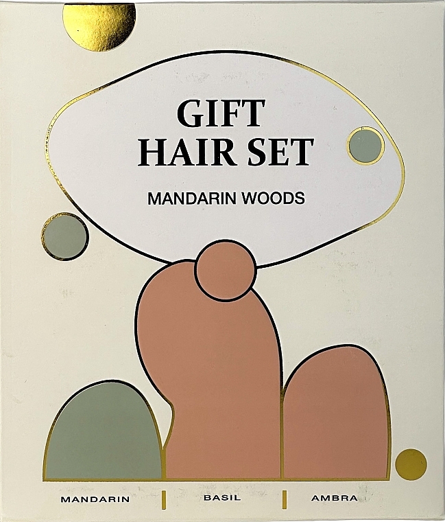 Набор для волос "Mandarin Woods" - MODAY Gift Hair Set (shm/40g + mask/100ml + treatment/30ml) — фото N2