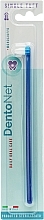 Монопучкова зубна щітка "Dentonet", синя - PresiDENT — фото N1