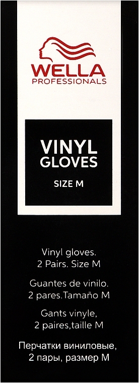 Защитные перчатки для окрашивания, размер M - Wella Professionals Color Fresh Vinyl Gloves — фото N1
