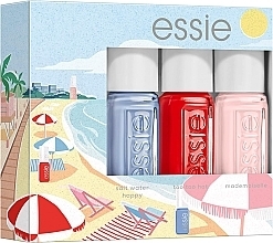 Духи, Парфюмерия, косметика Набор - Essie Summer Mini Trio Seaside Dinner (n/lacquer/5mlx3)