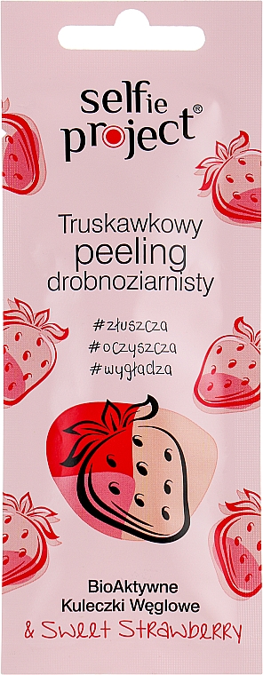 Пилинг для лица мелкозернистый "Клубника" - Maurisse Selfie Project Strawberry Fine-Grained Peeling — фото N1