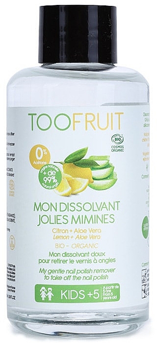 Рідина для зняття лаку без ацетону - Toofruit Jolies Mimines — фото N1