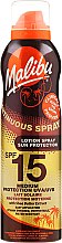 Сонцезахисний лосьйон-спрей для тіла - Malibu Continuous Lotion Spray Sun Protection SPF 15 — фото N1