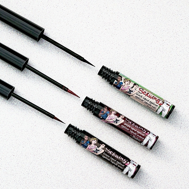 Набір - theBalm Ladies Schwing Liquid Eyeliner Trio (eye/liner/3x1.7ml) — фото N2