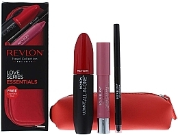 Духи, Парфюмерия, косметика Набор - Revlon Love Series Essentials Set (mascara/8.5ml + lip/balm/2.7g + eye/liner/0.28g + bag)