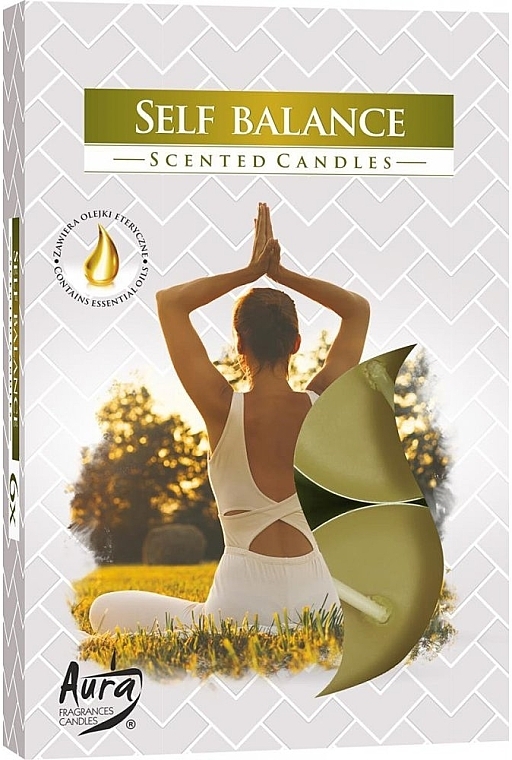 Набір чайних свічок "Рівновага" - Bispol Self Balance Scented Candles — фото N1