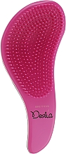 Расческа массажная для распутывания кудрявых и детских волос, розовая - Beter Deslia Mini  — фото N1