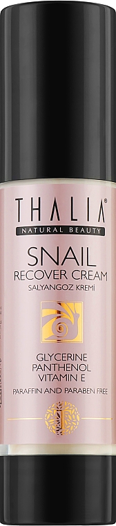 Крем для лица с экстрактом улитки - Thalia Snail Recover Cream — фото N1