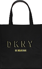 ПОДАРУНОК! Шопер текстильний чорного кольору - DKNY Be Delicious Fall Tote Bag — фото N1