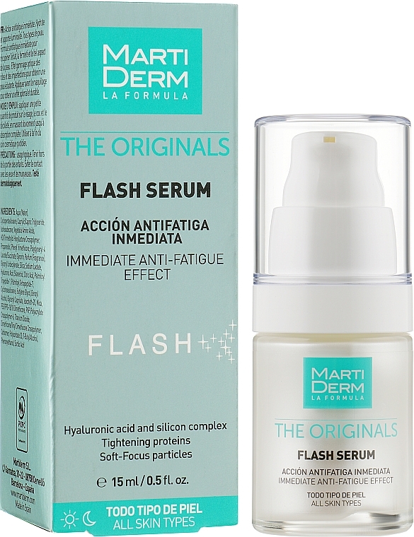 УЦЕНКА Сыворотка для осветления для лица - MartiDerm The Originals Flash Serum * — фото N2