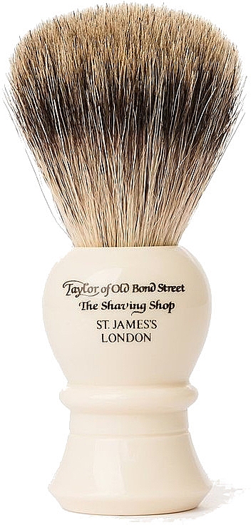 Помазок для бритья, P2235 - Taylor of Old Bond Street Shaving Brush Pure Badger size L — фото N1