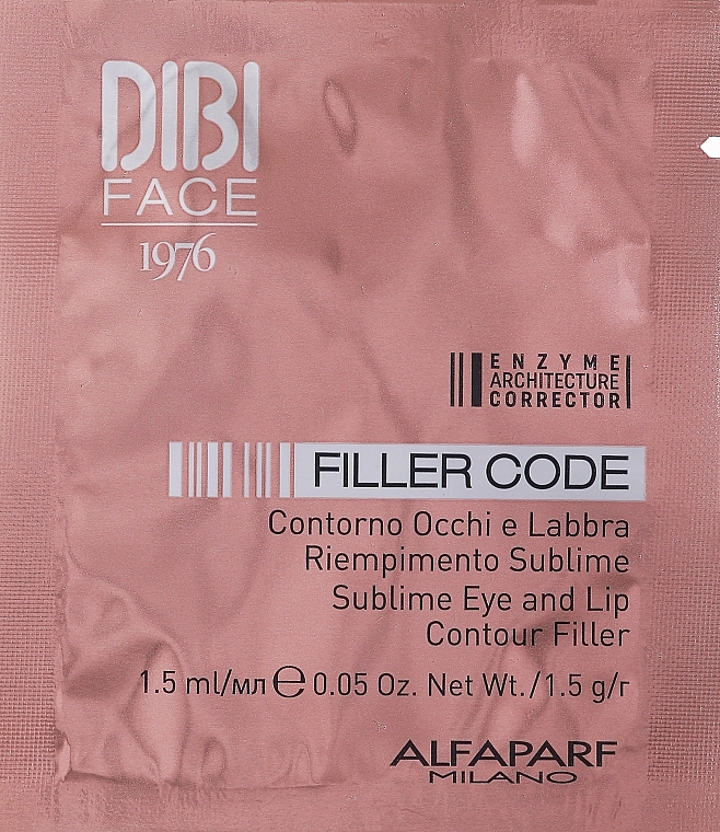 Наповнювальний крем для області очей і губ - DIBI Milano Filler Code Sublime Eye & Lip Countour (пробник) — фото N1