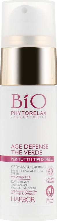 Антивозрастной дневной крем для лица - Phytorelax Laboratories Bio Age Defence The Verde Day Cream SPF10 — фото N2