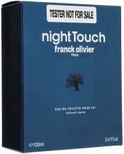 Franck Olivier Night Touch - Туалетная вода (тестер с крышечкой) — фото N4