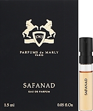 Духи, Парфюмерия, косметика Parfums de Marly Safanad - Парфюмированная вода (пробник)