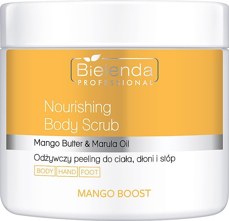 Живильний пілінг для тіла, рук і ніг - Bielenda Professional Mango Boost Nourishing Body Scrub — фото N1