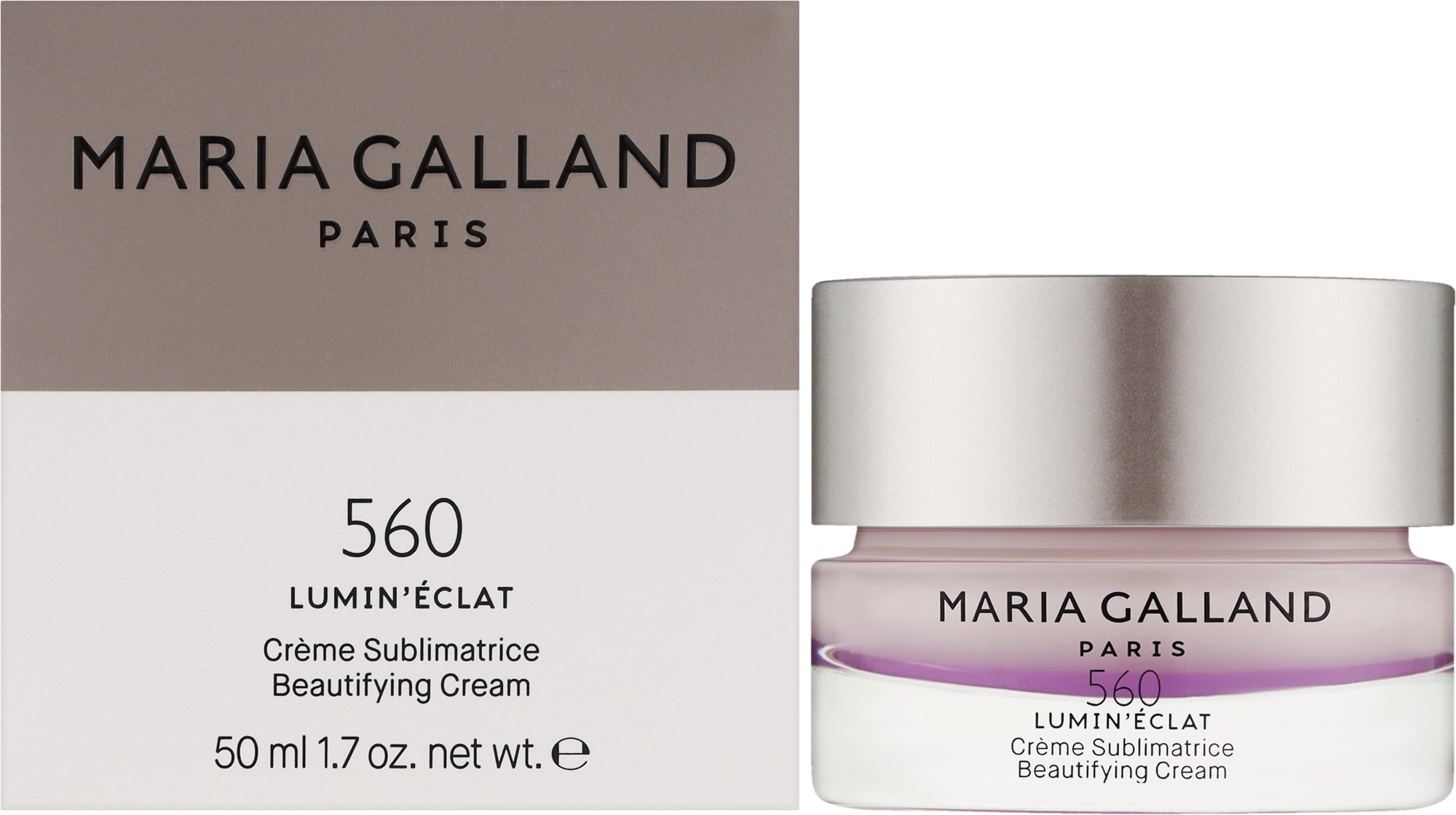 Легкий шовковистий крем для обличчя - Maria Galland Paris 560 Beautifying Cream — фото 50ml