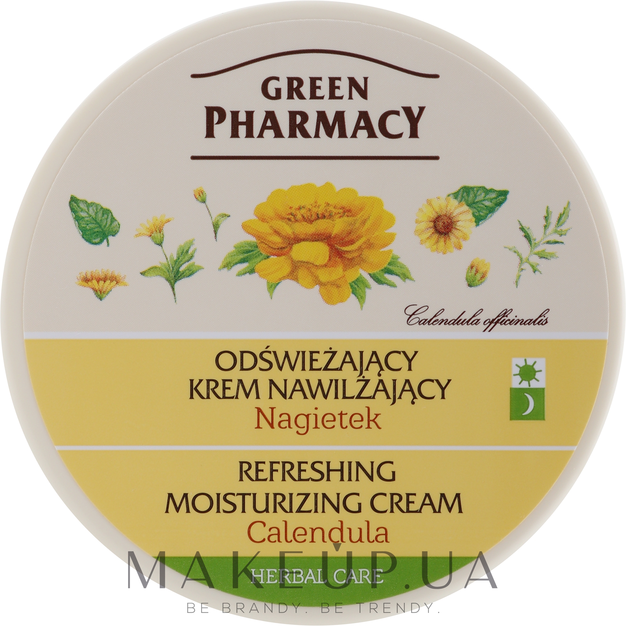Крем для лица "Календула" - Green Pharmacy Refreshing And Moisturizing Cream — фото 150ml
