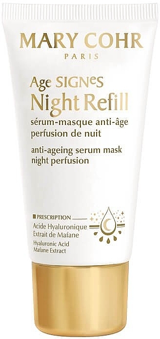 Нічна сироватка-маска для обличчя - Mary Cohr Age Signes Night Refill Serum-Masque — фото N1