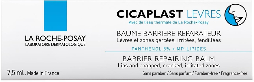 ПОДАРУНОК! Бар'єрний відновлюючий бальзам для губ та обвітрених,потрісканих, подразнених ділянок шкіри дітей та дорослих  - La Roche-Posay Cicaplast Levres — фото N4