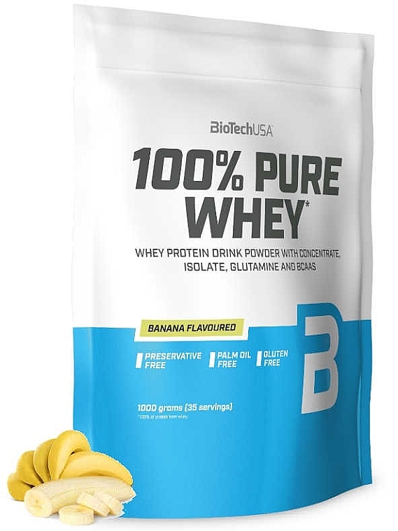 Протеїн "Банан" - BioTechUSA 100% Pure Whey Banana Protein — фото N1